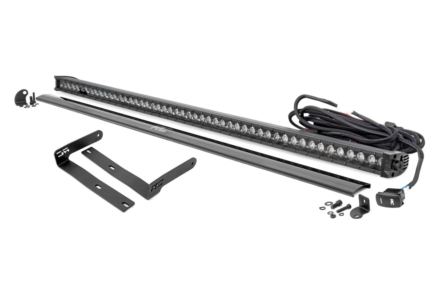 LED BlackSingle Row DRL Light Bar Kit | 50 Inch | Kubota RTV-X1120 Rough Country