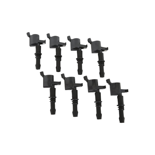 Direct Ignition Coil Kit Supercoil 2004-2008 Ford 4.6L/5.4L/6.8L 3-Valve 8-Pack Supercoil With Shorter Black Boot For 2004-2008 Ford Modular 3V 4.6L/ 5.4L / 6.8L V10 Engines ACCEL-1