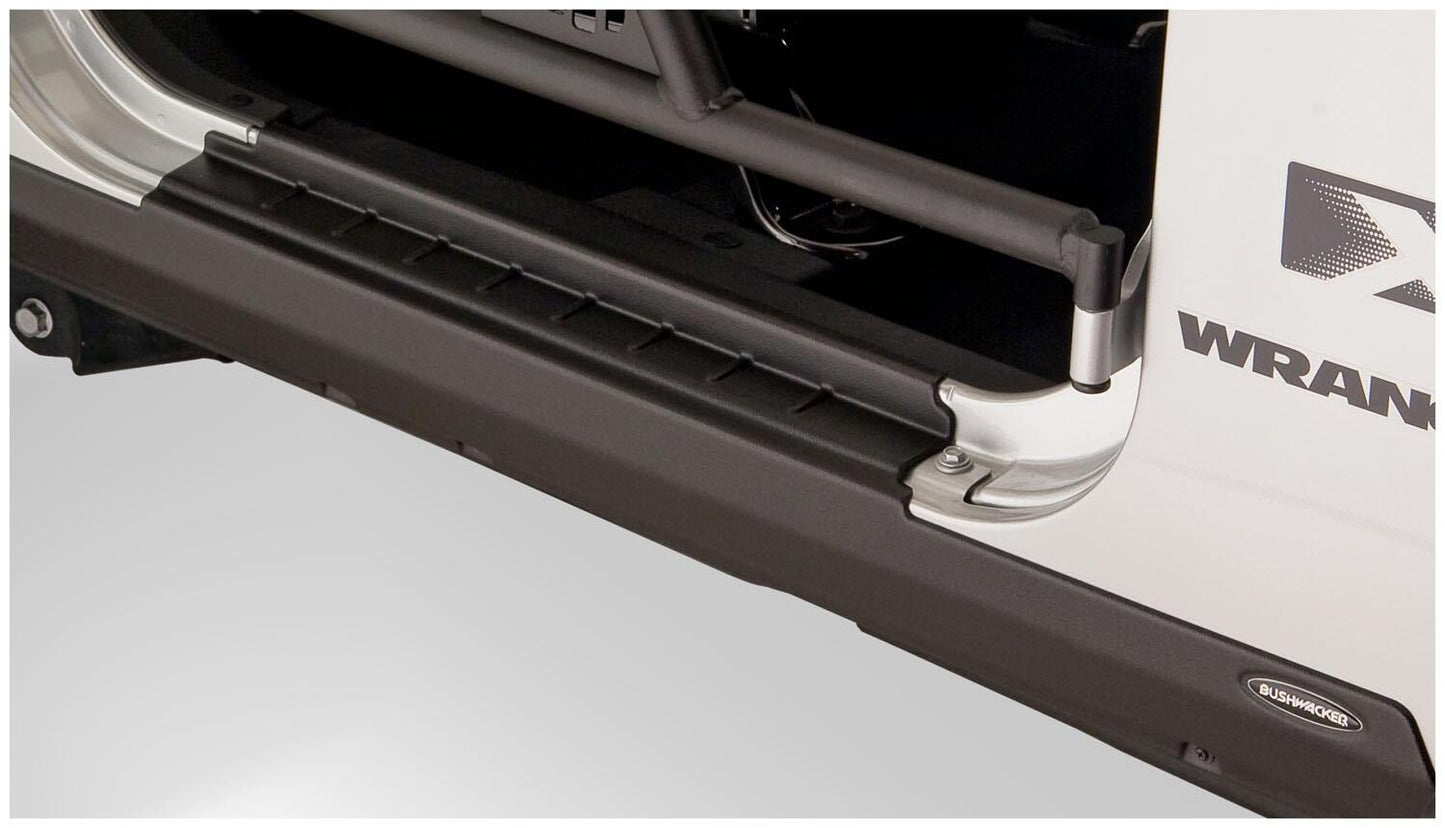 Black Trail Armor Rocker Panel And Sill Plate Covers For 2007-2018 Jeep Wrangler JK 2-Door, Pair Bushwacker-2
