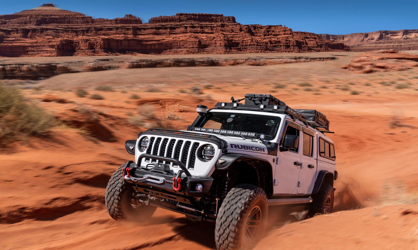 Trail Armor Rocker Panel For 2020-2023 Jeep Gladiator, Incl. Side Panels/Sill Plate Cover Bushwacker-2