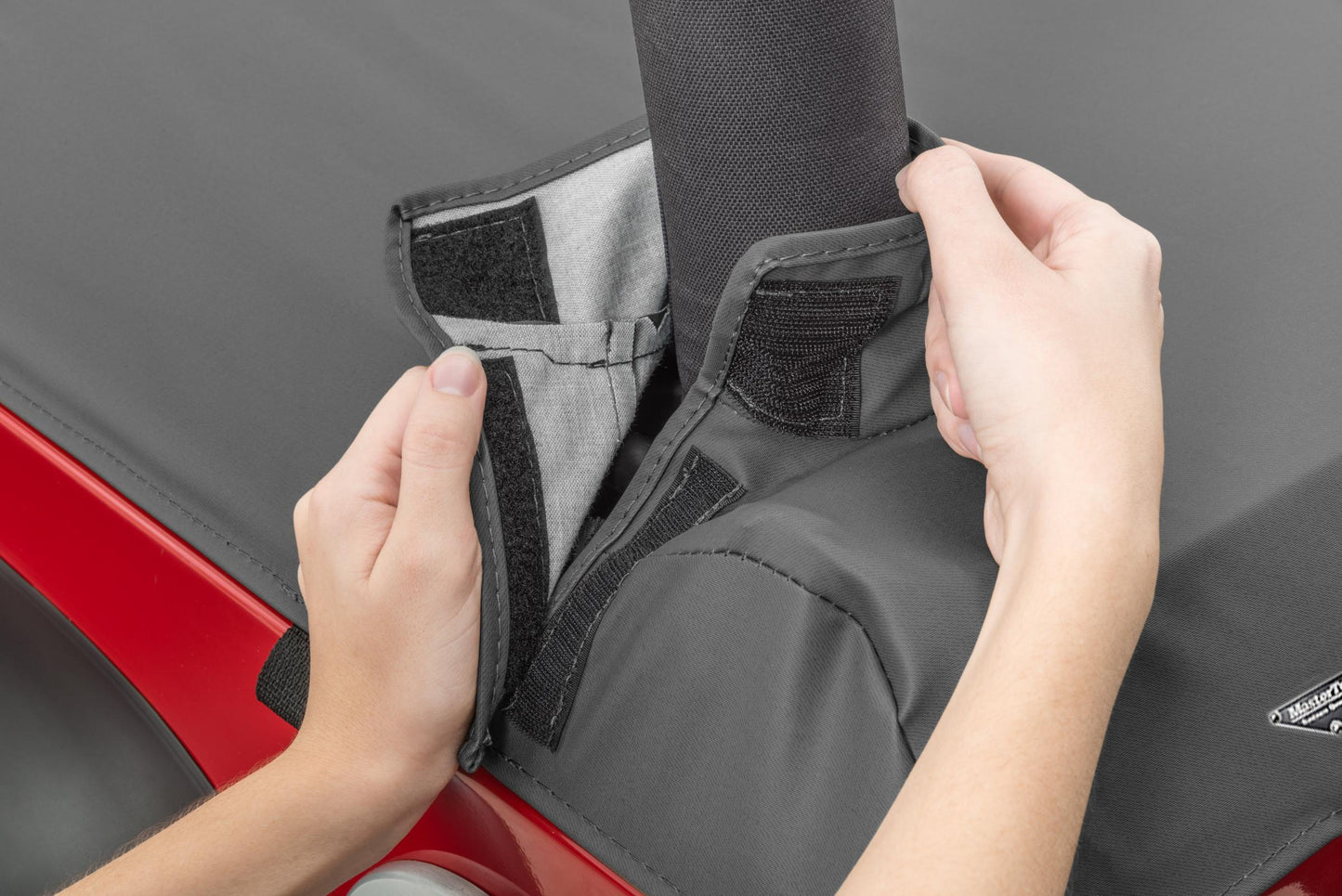 Jeep YJ Tonneau Cover For Hard Top W/Soft Top Hardware Removed 92-95 Wrangler YJ Black Diamond MasterTop-1