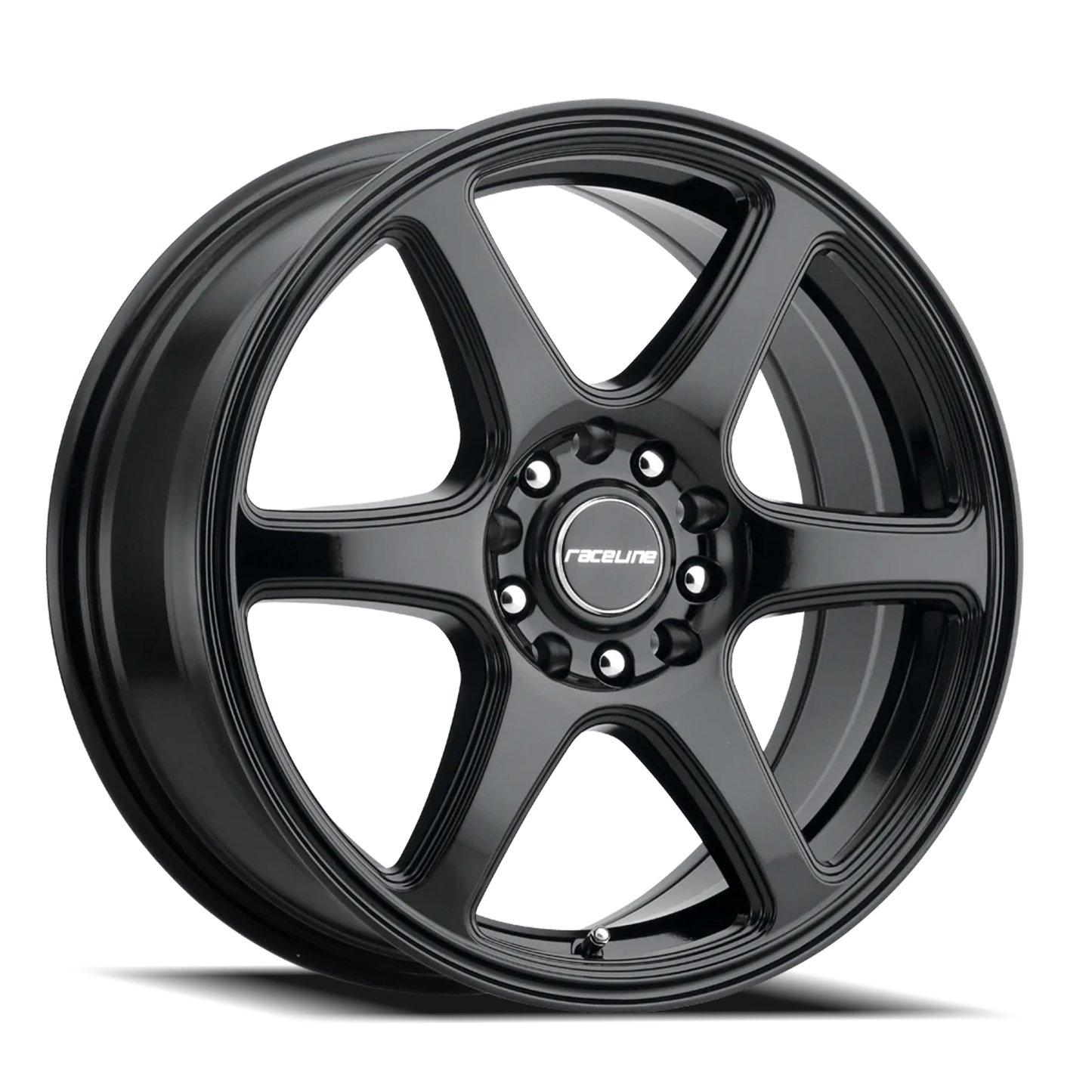 Aluminum 14x5.5 Matrix 146B Gloss Black Raceline Wheels-3