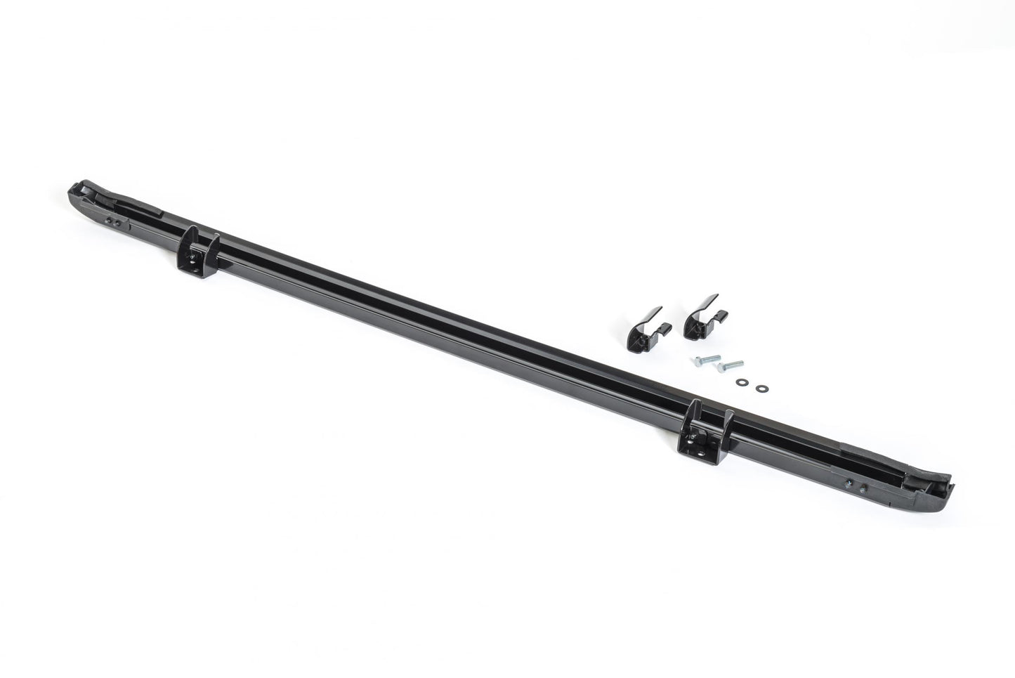 Jeep TJ No Drill Windshield Header For 97-06 Wrangler TJ Black MasterTop-2