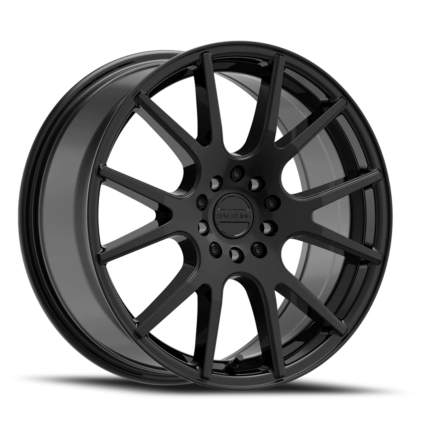 Raceline Wheels Aluminum Wheels 17x7.5 Intake 147B Black Raceline Wheels