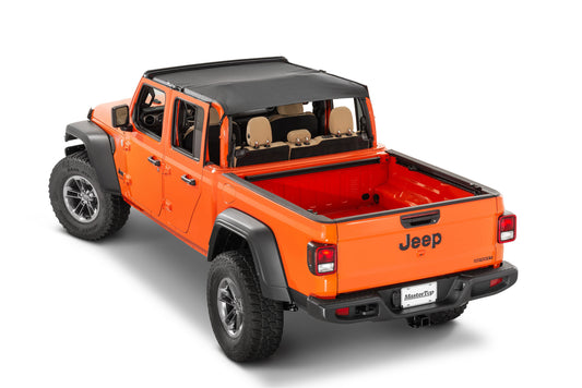 Bimini Top Plus/Wind Stopper Combo 2020-Current JT Jeep Gladiator 4Dr MasterTop-1