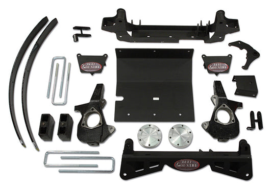 4 Inch Lift Kit 99-05 Silverado/Sierra 1500 w/multi Piece Sub Frame Tuff Country-1