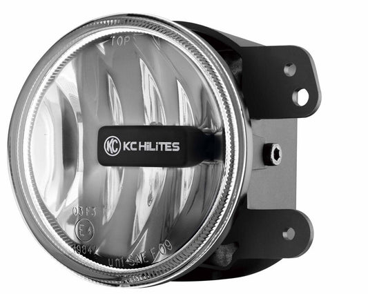 G4 Gravity LED 4 Inch SAE ECE Fog 1- Light 2010-2018 Jeep Wrangler JK 2/4-Door KC Hilites-1