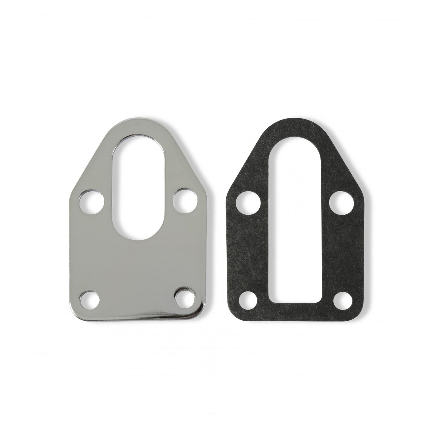 Fuel Pump Mounting Plate Chrome Fits Small Block Chevrolet 265-400 Mr Gasket-3