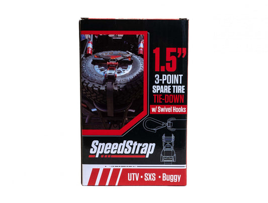 1.5 Inch 3-Point Spare Tire Tie-Down with Swivel Hooks SpeedStrap-1