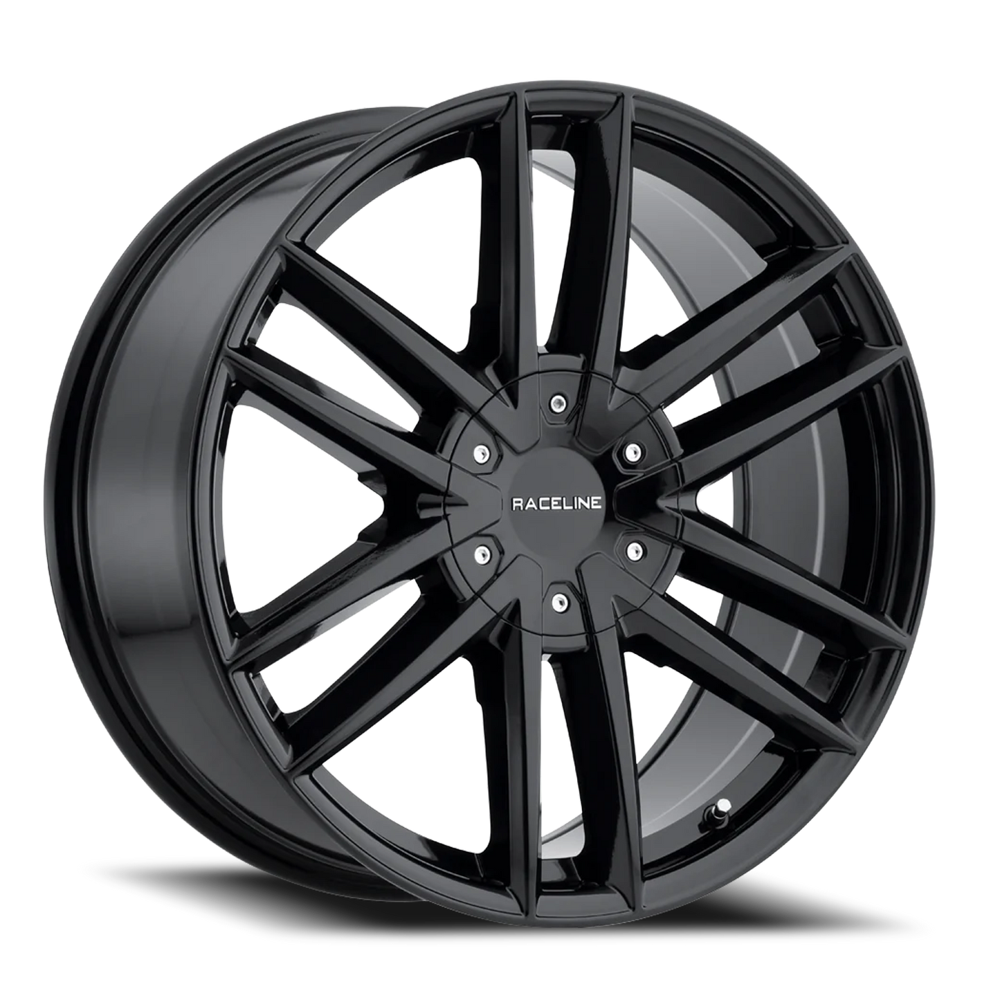 Aluminum 20x8.5 Impulse 158B Gloss Black Raceline Wheels-3