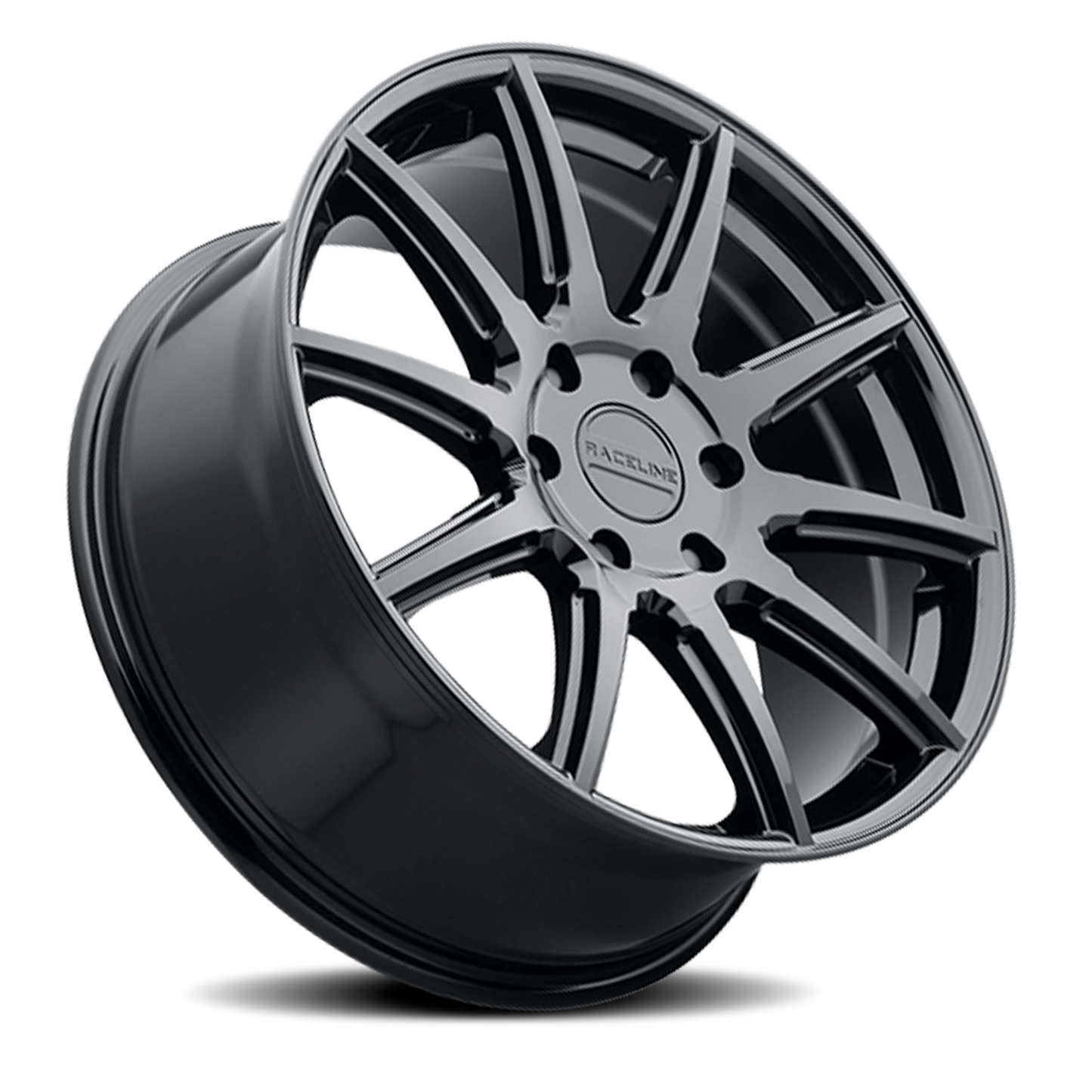 Aluminum 20x8.5 Spike 159 GB Gloss Black Raceline Wheels-9