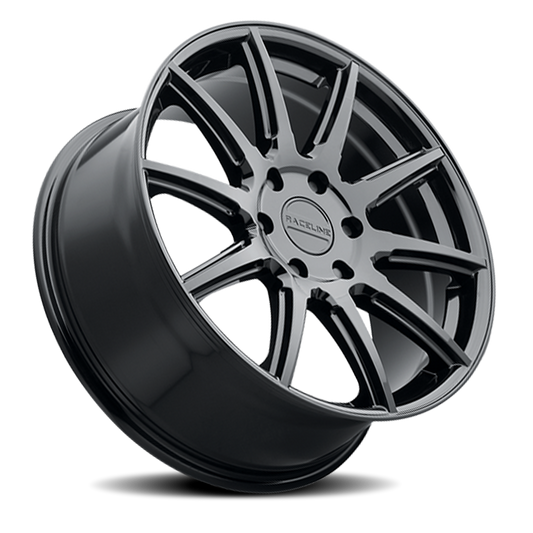 Aluminum 18x8 Spike 159 GB Gloss Black Raceline Wheels-1