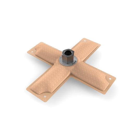 8 X 8 Hydramat, Cross Center Outlet Pick-Up with -3/8 NPSF Fitting Location Designed for Universal Use Holley-1