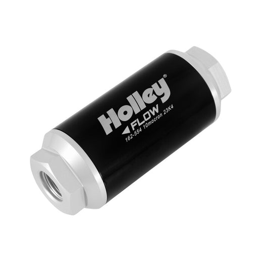 175 GPH HP Billet Fuel Filter Inlet Size 8 An O-Ring Street/strip EFI Applications Post Filter 10 Micron Holley-1