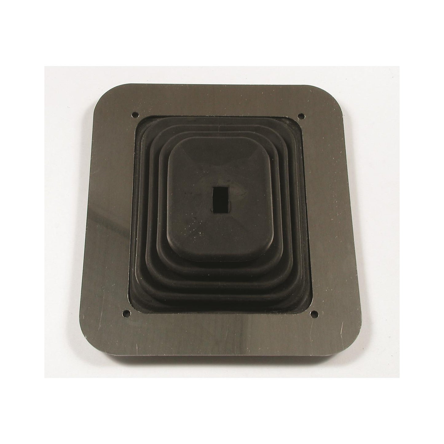 Shifter Boot Large Square boot with 6-1/2 Inch x 7-1/2 Inch plate Mr Gasket
