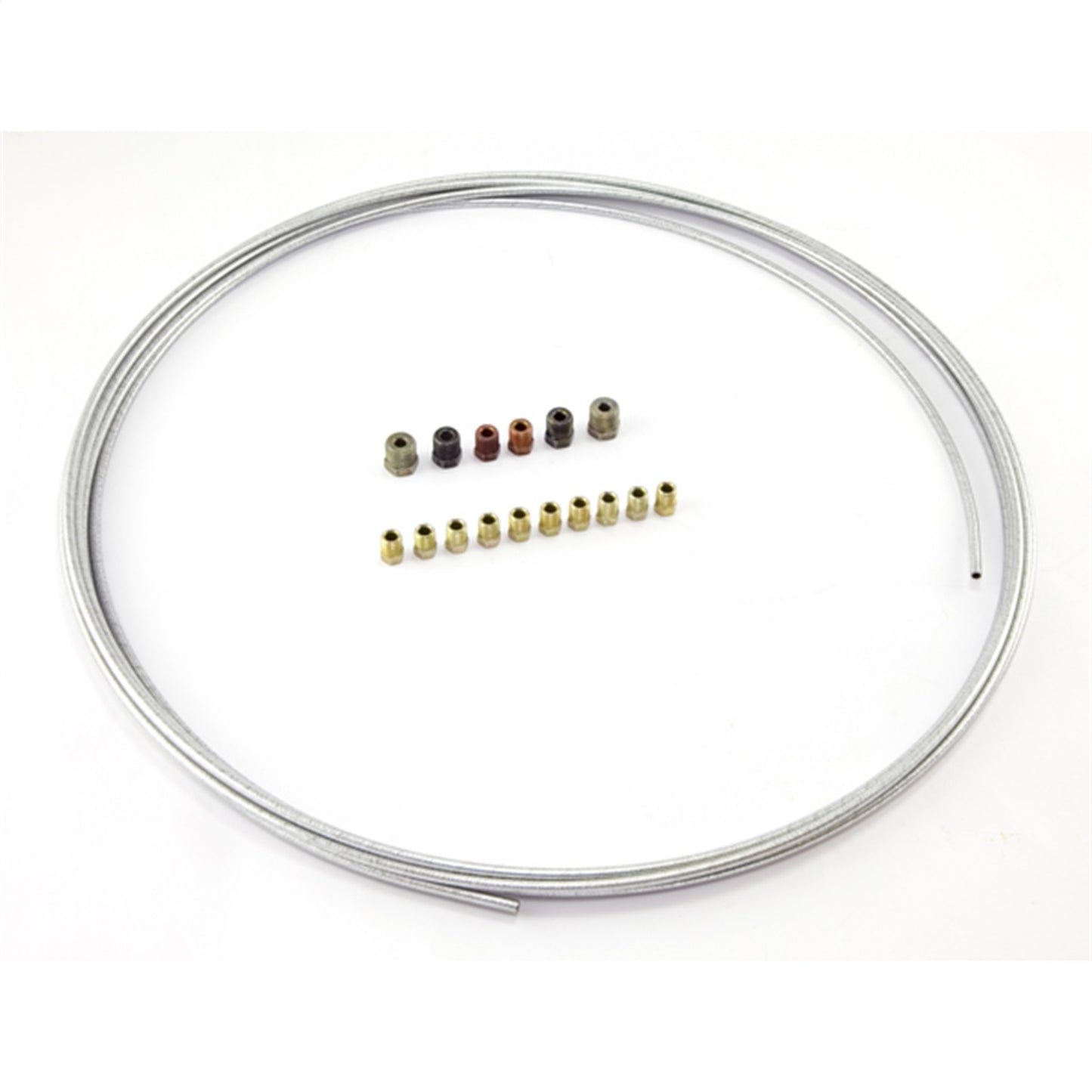 Brake Line And Fitting Kit 13/16 Inch X 0.028 Tube 25 Ft. Coil w/16 Assorted Nuts OMIX