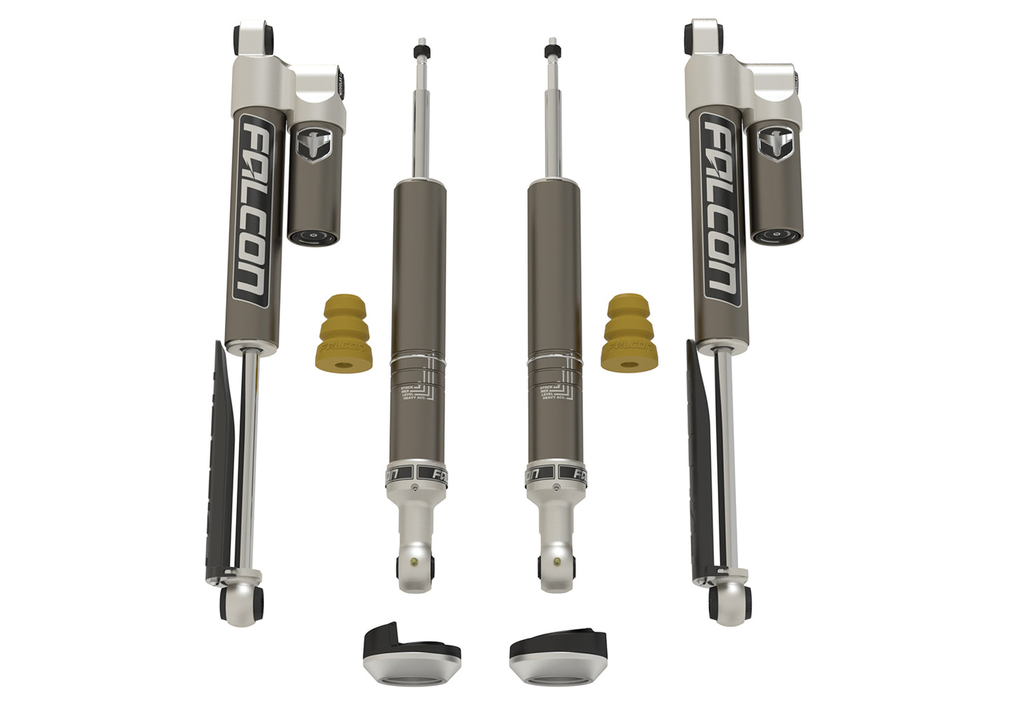 2015+ Toyota Hilux 2.25 Inch Sport Shock Leveling System Falcon Shocks