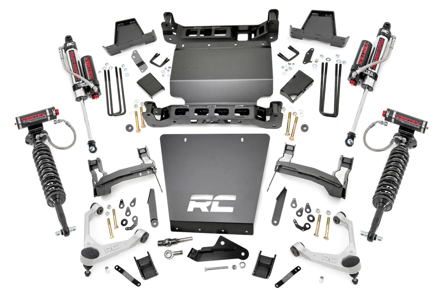 7 Inch Stamped Steel LCA Lift Kit | Forged UCA | Bracket | Vertex | Chevy/GMC 1500 (16-18) Rough Country