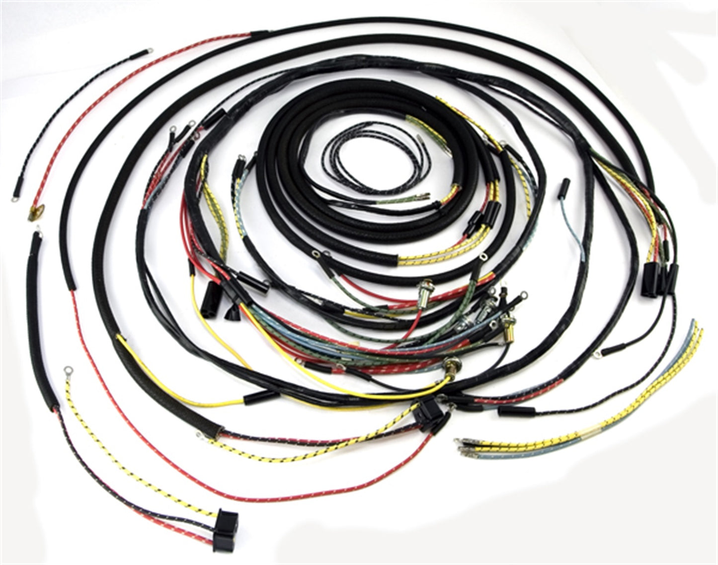 Wiring Harness w/Cloth Wire Cover 1955-1956 CJ5 And Features A Cloth Wrapped Wire Loom OMIX
