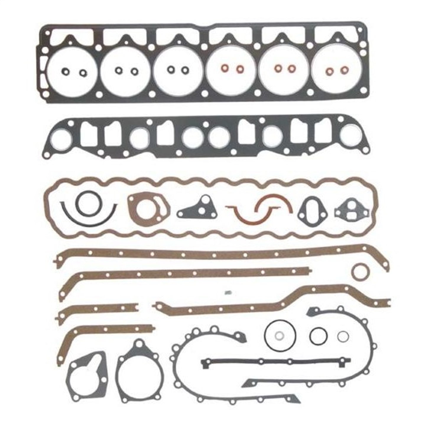 Engine Full Gasket Set Includes All Necessary Gaskets For A Complete Engine Rebuild. 1987-1990 Jeep Cherokee XJ 1987-1990 Comanche MJ And 1987 J-Series Trucks OMIX