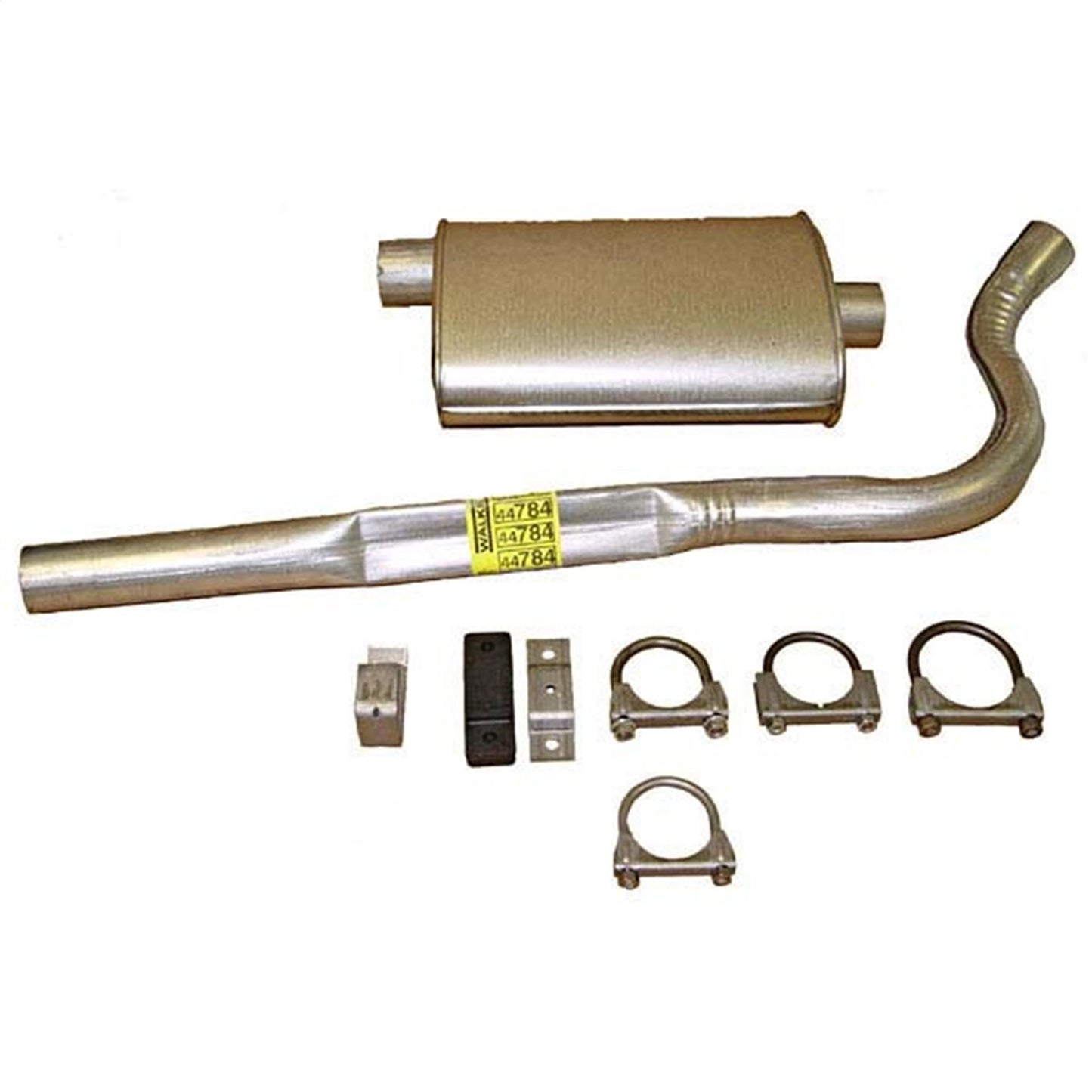 Muffler And Tailpipe Kit Includes Clamps/Hangers 1982-1983 CJ5 And 1982-1986 CJ7 OMIX