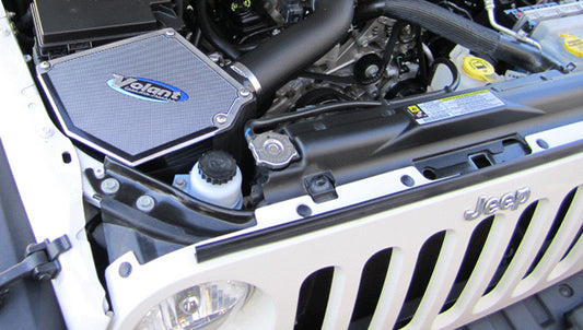 Closed Box Air Intake w/Powercore Filter 07-11 Jeep Wrangler JK 3.8L V6 Volant-1