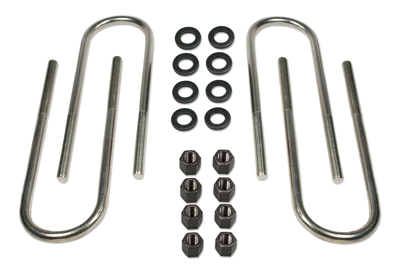 Rear Axle U-Bolts 88-18 Chevy Silverado/GMC Sierra 1500 4WD Lifted w/4 Inch Blocks Tuff Country