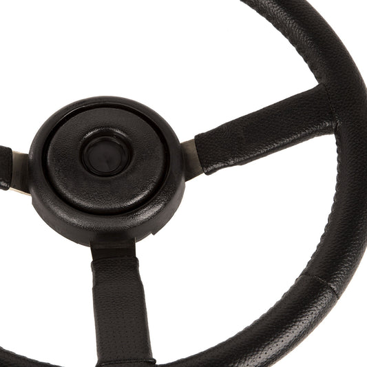 Steering Wheel Sport Leather Black Fits Various Jeep Cherokee XJ And Wrangler YJ OMIX-1