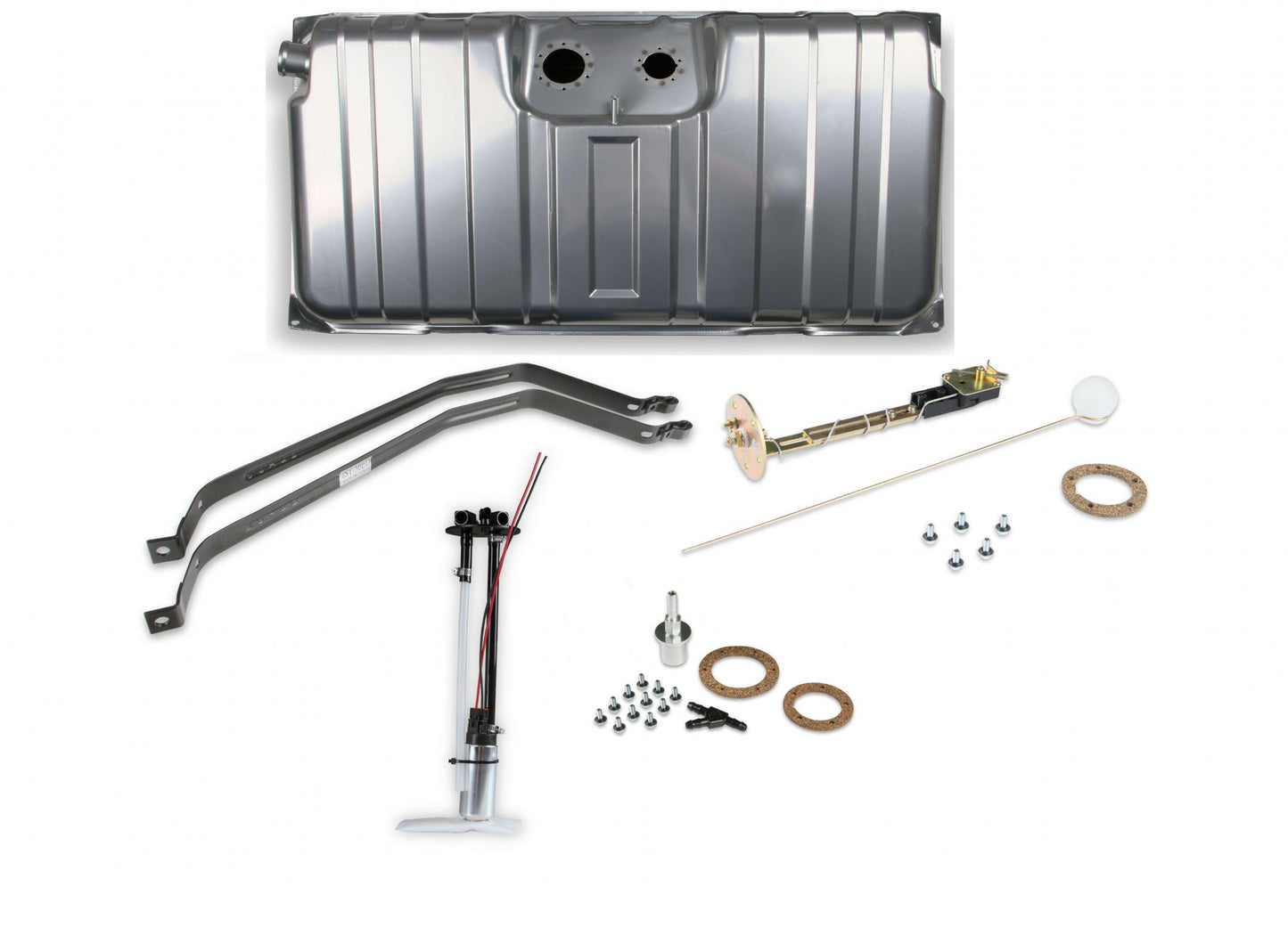 Fuel Tank System 255 LPH 1962-1965 Chevy Ii Nova, Coated Steel, , Gas Holley Sniper EFI-18