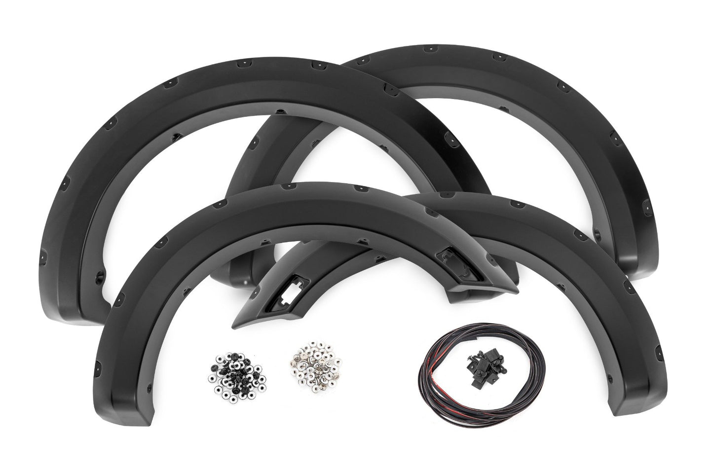 Pocket Fender Flares | G1 Black | 6' Bed | Ford Ranger 2WD/4WD (2019-2023) Rough Country