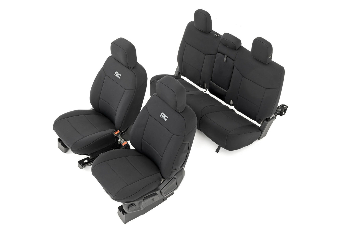 Seat Covers | FR Bucket and RR Bench | Ford Ranger 2WD/4WD (2019-2025) Rough Country