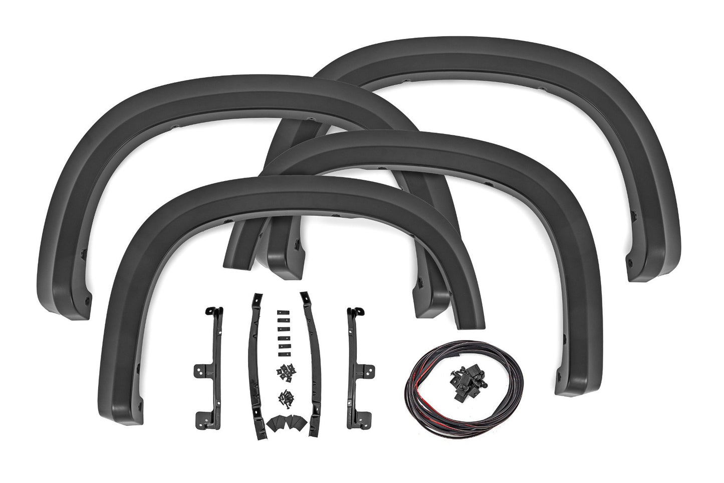 Fender Flares | Sport | GBA Black | Chevy Silverado 1500 2WD/4WD (2019-2025 & Classic) Rough Country