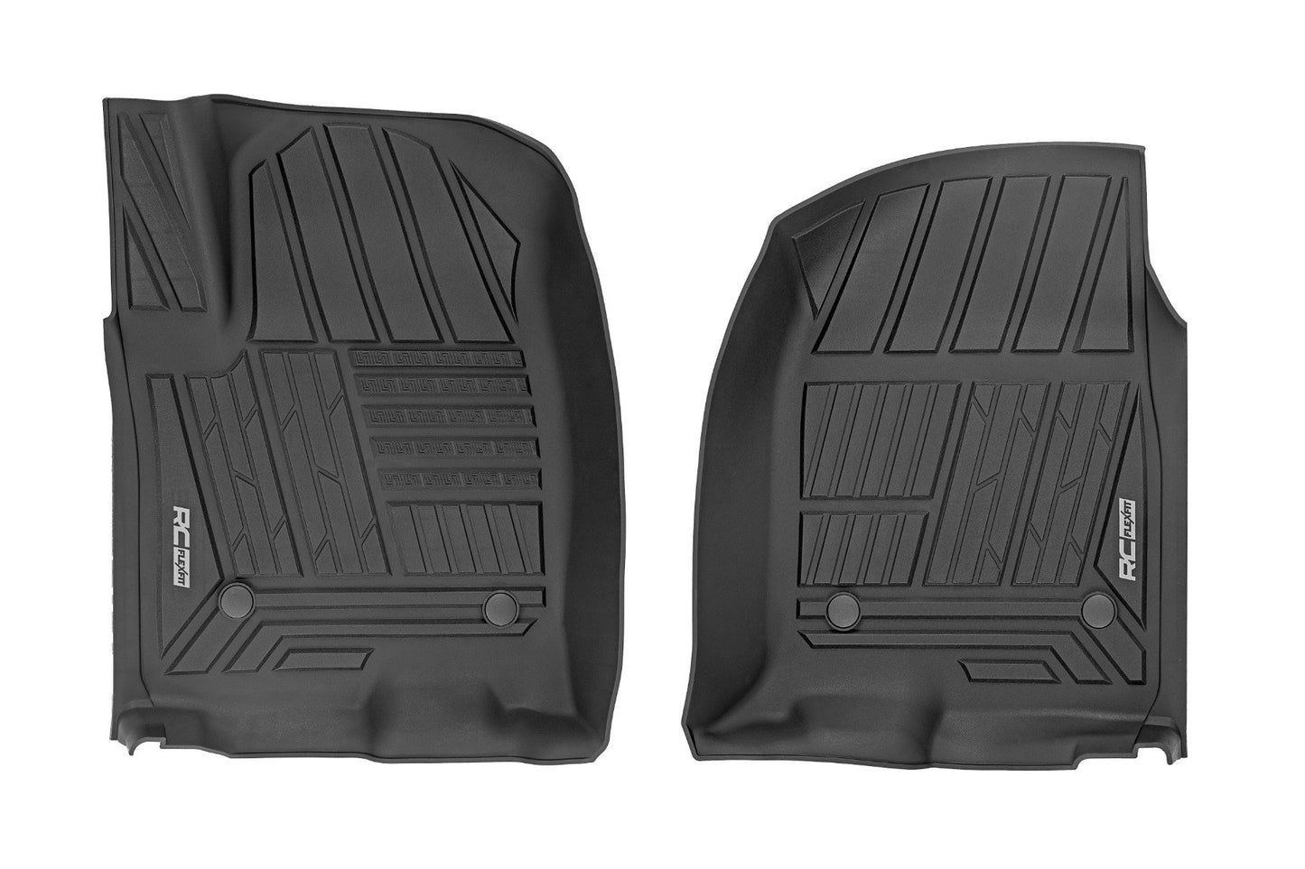 Flex-Fit Floor Mats | Front | Bucket | Chevy/GMC 1500/2500HD/3500HD (19-25 & Classic) Rough Country