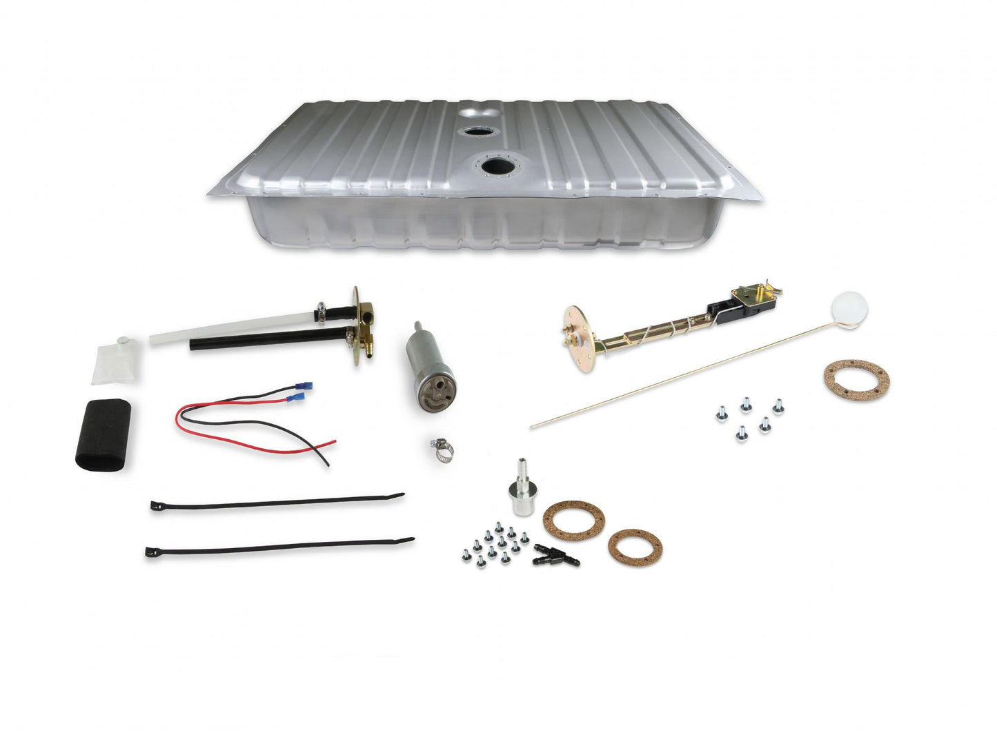Fuel Tank System 400 LPH 1964-1968 Ford Mustang / Mercury Cougar Coated Tank Gasoline Holley Sniper EFI-18