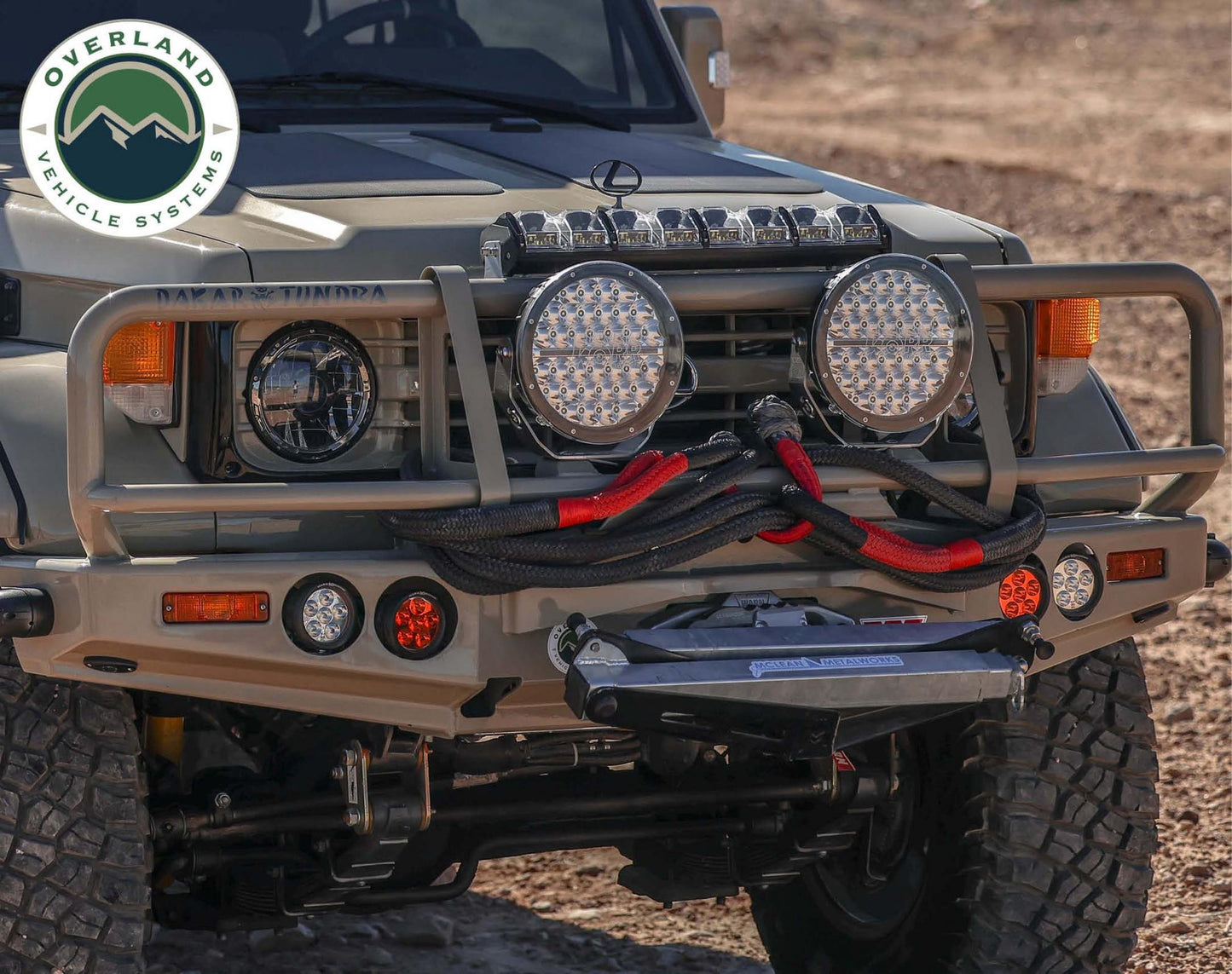 Overland Vehicle Systems Brute Kinetic Rope Recovery Strap 1 x 30 Foot 30 Percent Stretch Overland Vehicle Systems