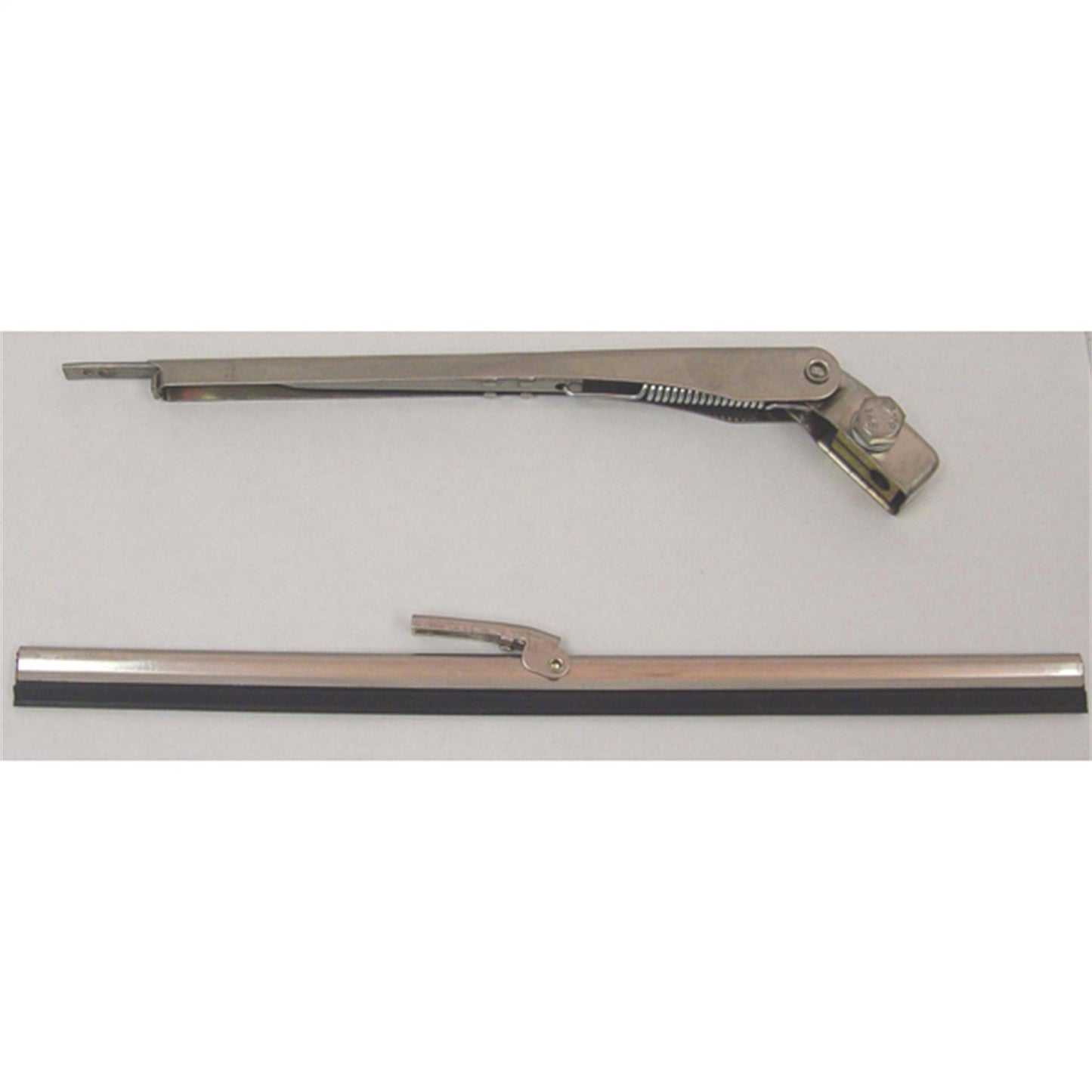 Windshield Wiper Arm And Blade Kit Front Electric Stainless Steel 1941-1968 Willys / Jeep OMIX
