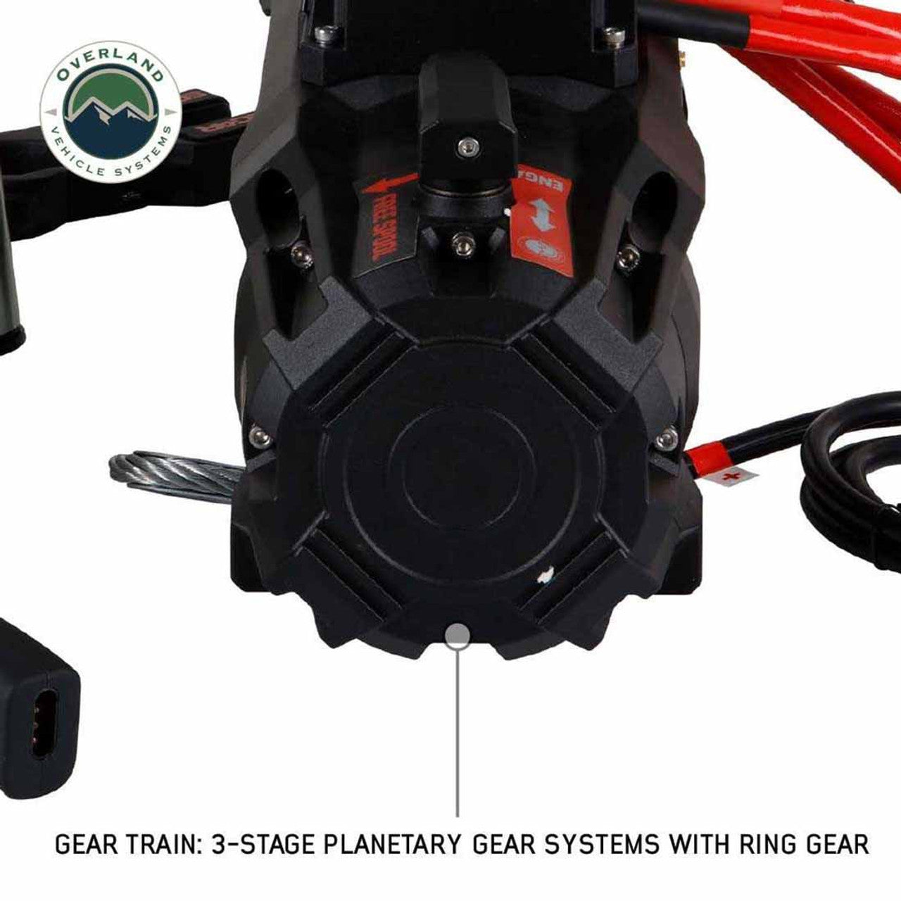 SCAR 12 - 12,000 lb. Winch With Steel Cable and Wireless Remote Overland Vehicle Systems-9
