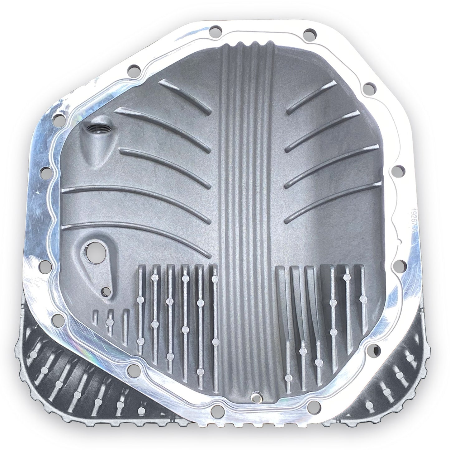Ram-Air Differential Cover Kit Natural Aluminum w/Hardware for 17-24 Ford F250 HD Tow Pkg and F350 SRW with Dana M275 Rear Axle Banks Power-2