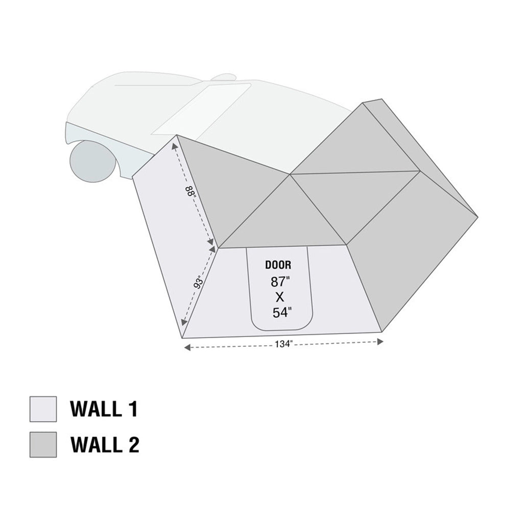 Freestanding 270 LT Degree Awnings With Walls Driver Side Overland Vehicle Systems-9