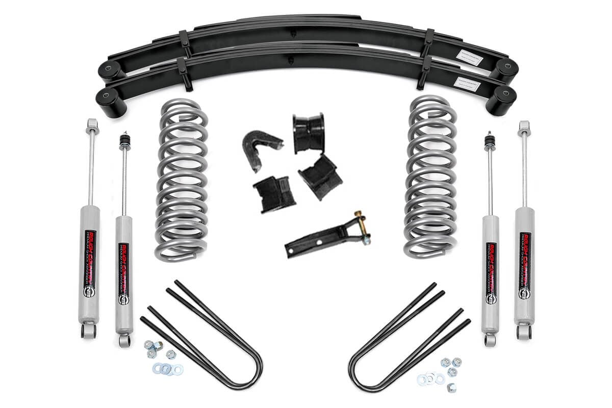 4 Inch Lift Kit | Rear Springs | Ford F-100/F-150 4WD (1977-1979) Rough Country