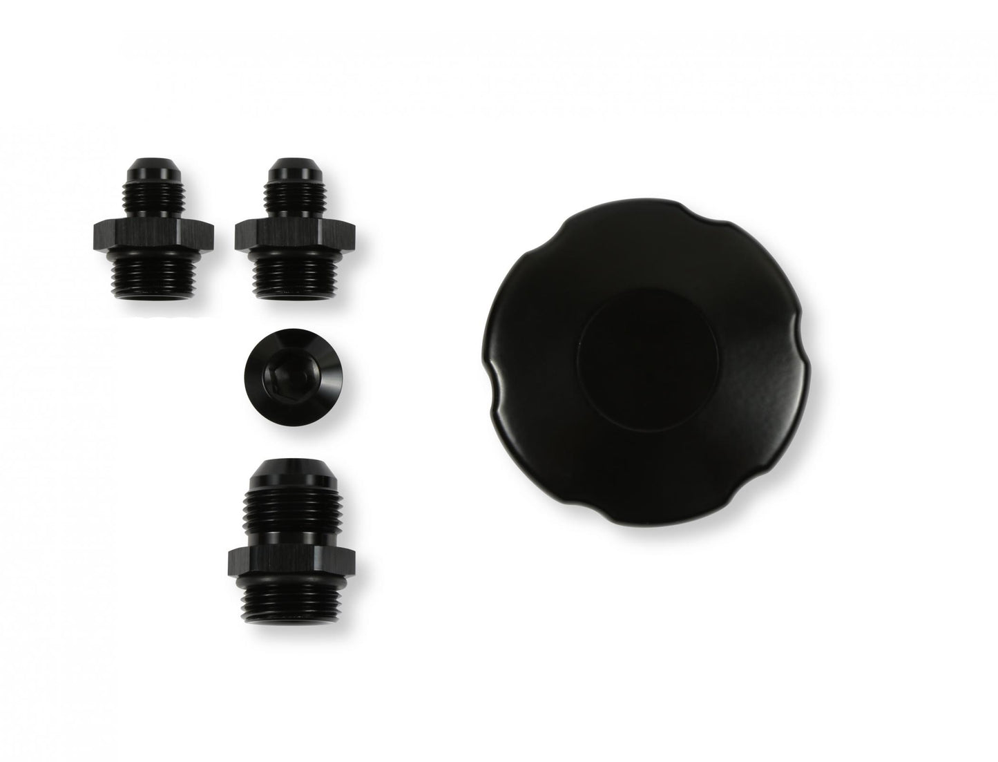 Power Steering Remote Reservoir Polished Aluminum Universal Polished Aluminum for Custom & Racing Applications Holley-7
