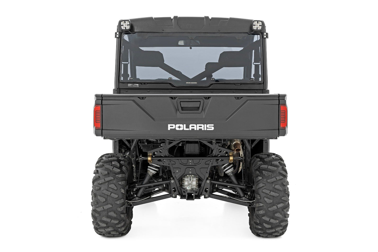 Tinted Rear Panel | Scratch Resistant | Polaris Ranger XP 1000 Rough Country