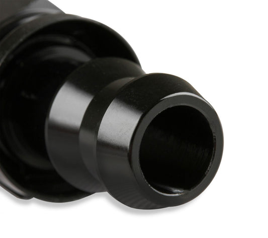 Straight Push-On Hose Ends -6 AN Black Satin Anodized Finish Mr Gasket-1
