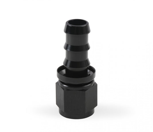 Straight Push-On Hose Ends -10 AN Black Satin Anodized Finish Mr Gasket-1