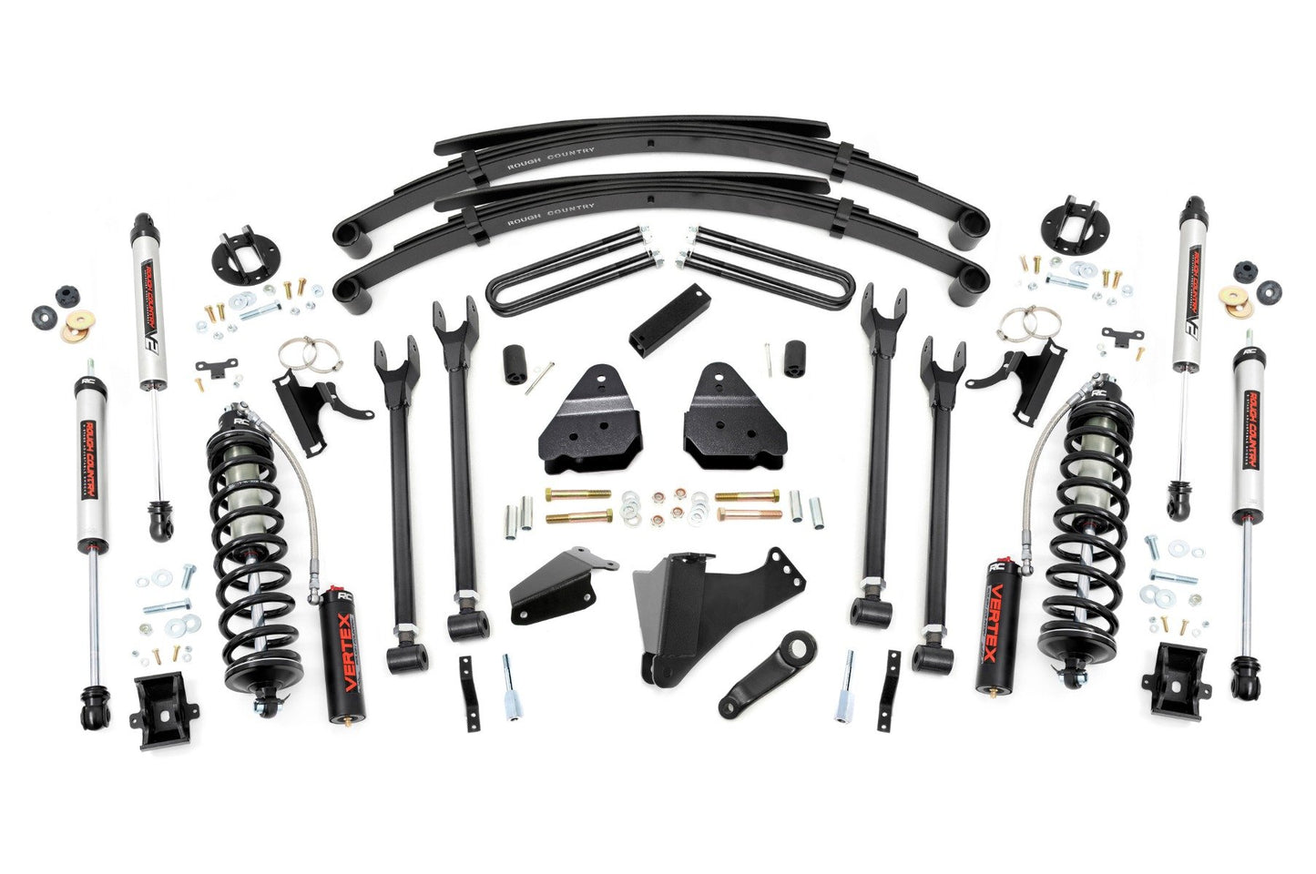6 Inch Lift Kit | Diesel | 4 Link | RR Spring | C/O V2 | Ford F-250/F-350 Super Duty (05-07) Rough Country