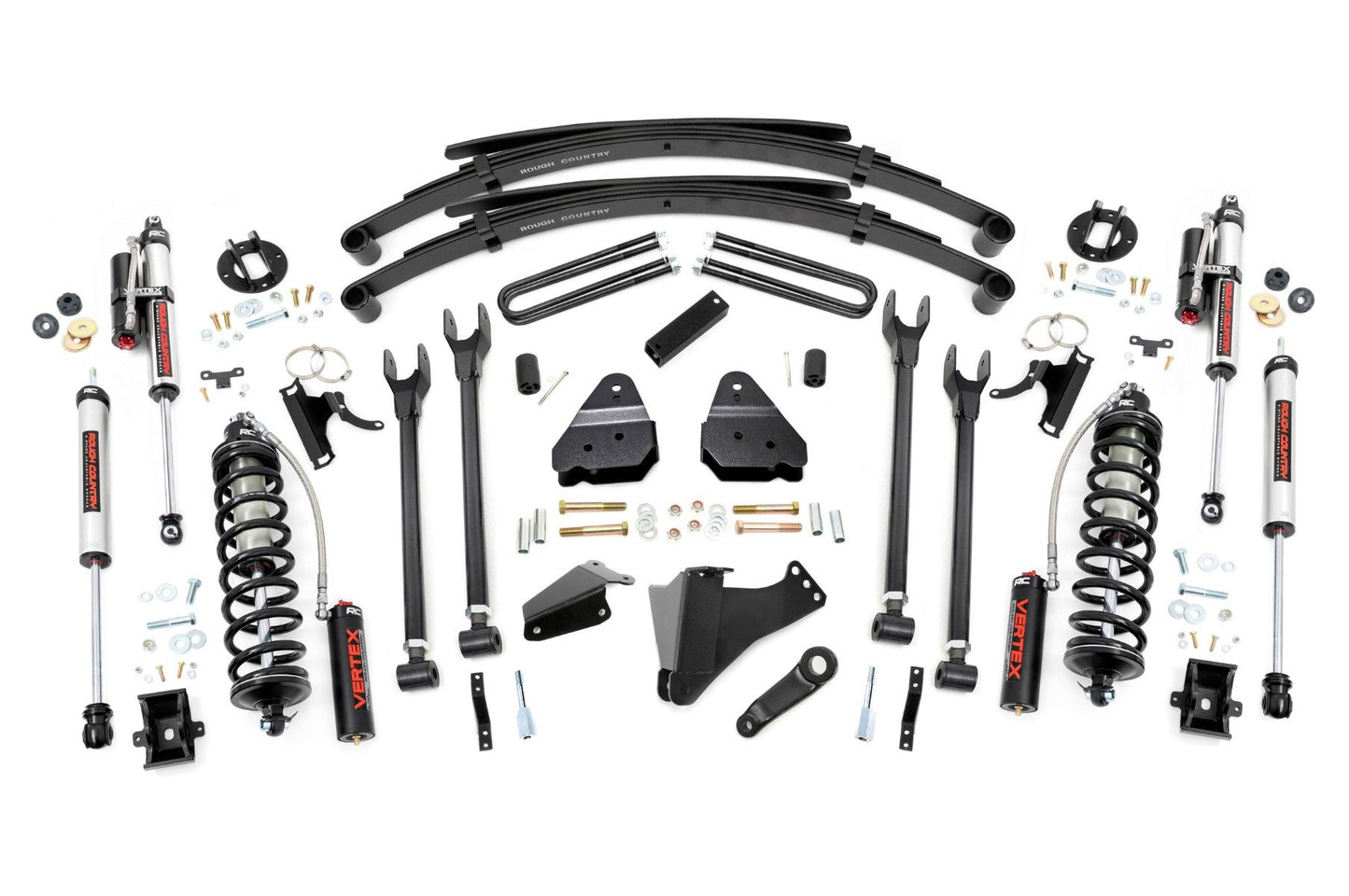 6 Inch Lift Kit | Gas | 4 Link | RR Spring | C/O Vertex | Ford F-250/F-350 Super Duty (05-07) Rough Country