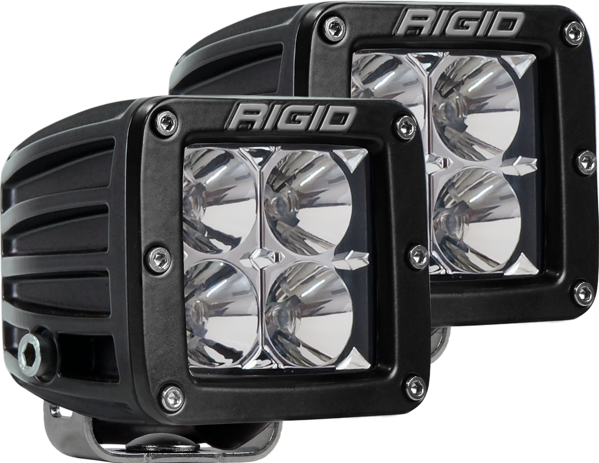 Flood Surface Mount Black Pair D-Series Pro Rigid Industries