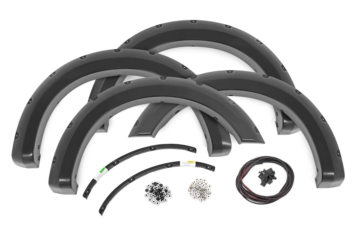 Pocket Fender Flares | M7 Carbonized Gray | Ford F-250/F-350 Super Duty (23-24) Rough Country