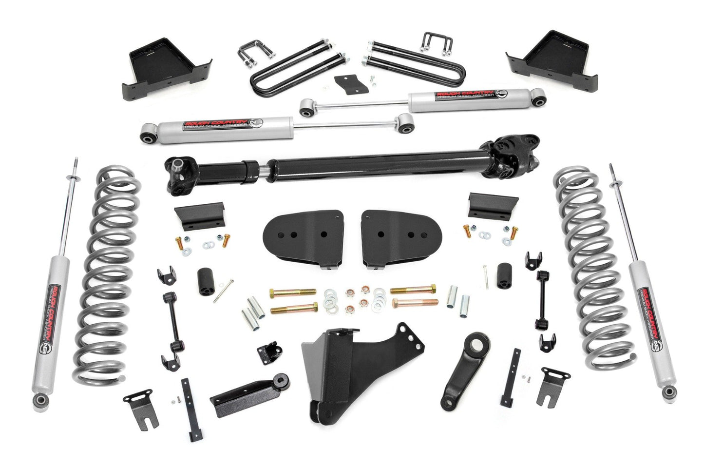 6 Inch Lift Kit | Gas | No OVLD | Ford F-250/F-350 Super Duty 4WD (2023-2024) Rough Country