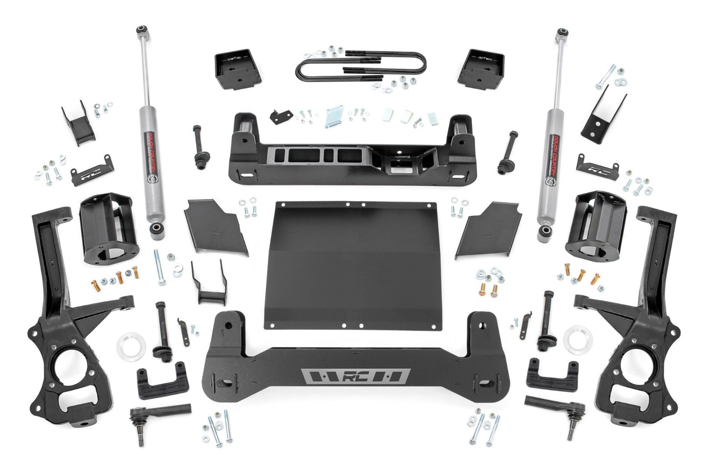6 Inch Lift Kit | Mono Leaf Rear | Diesel | Chevy Silverado 1500 4WD (22-24) Rough Country